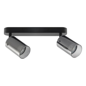 Точечный светильник SMOKY 2xGU10/10W/230V черный