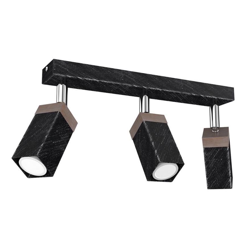 Точечный светильник SOLO 3xGU10/MR11/40W/230V черный