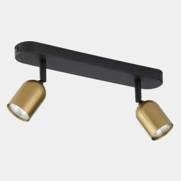 Точечный светильник TOP 2xGU10/10W/230V золотой/черный