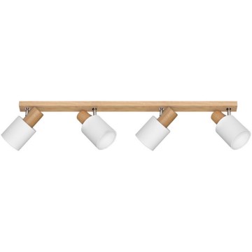 Точечный светильник TREEHOUSE 4xE27/25W/230V дуб