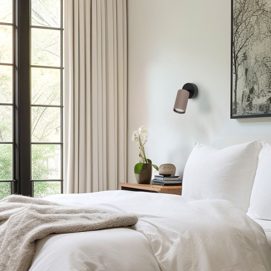 Точечный светильник TUNE 1xGU10/10W/230V черный/коричневый