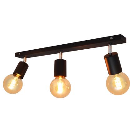 Точечный светильник TUNE 3xE27/20W/230V черный