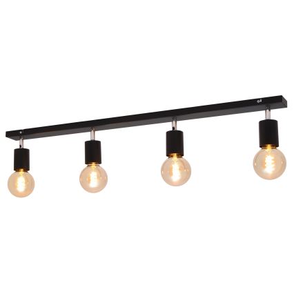 Точечный светильник TUNE 4xE27/20W/230V черный