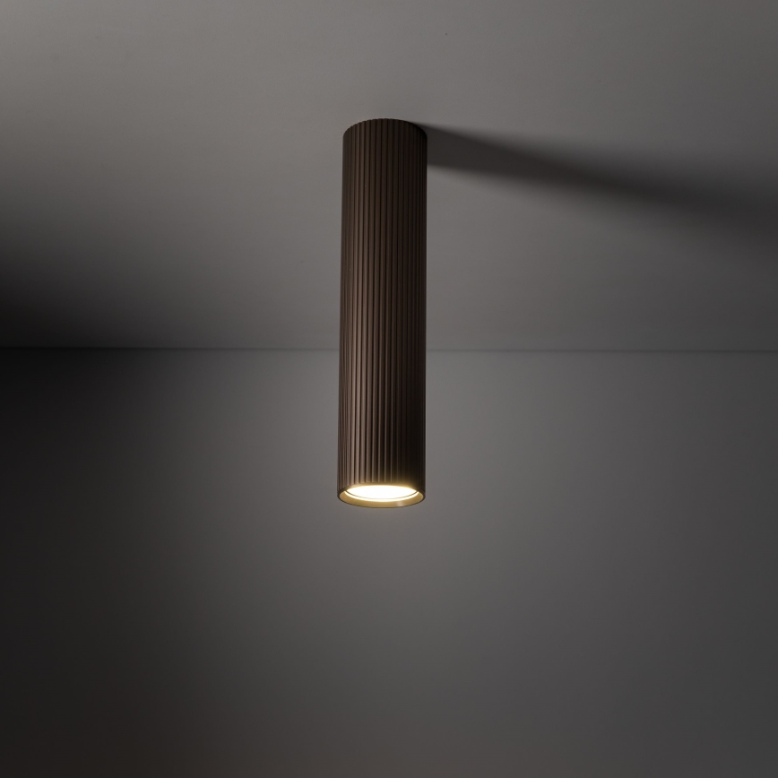 Точечный светильник TUNE L 1xGU10/10Вт/230В 24 см коричневый