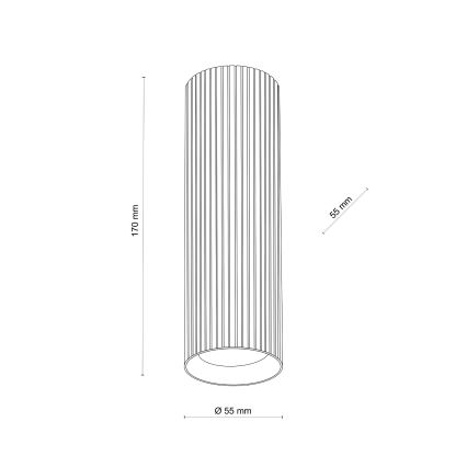 Точечный светильник TUNE M 1xGU10/10W/230V 17 см коричневый