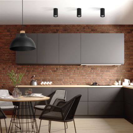 Точечный светильник TUNE S 1xGU10/10W/230V 10 см черный