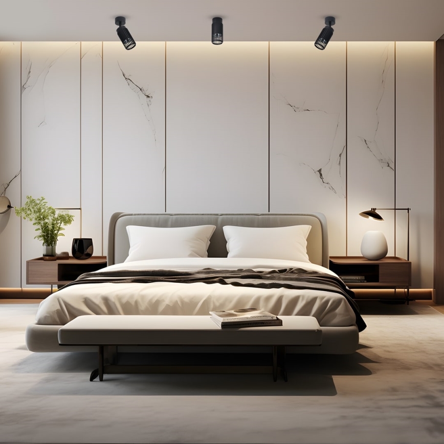 Точечный светильник VERTICAL 1xGU10/8W/230V черный