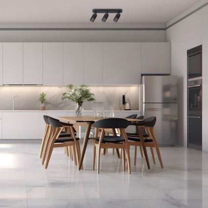 Точечный светильник VERTICAL 3xGU10/8W/230V черный