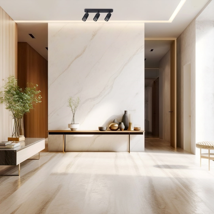 Точечный светильник VERTICAL 3xGU10/8W/230V черный