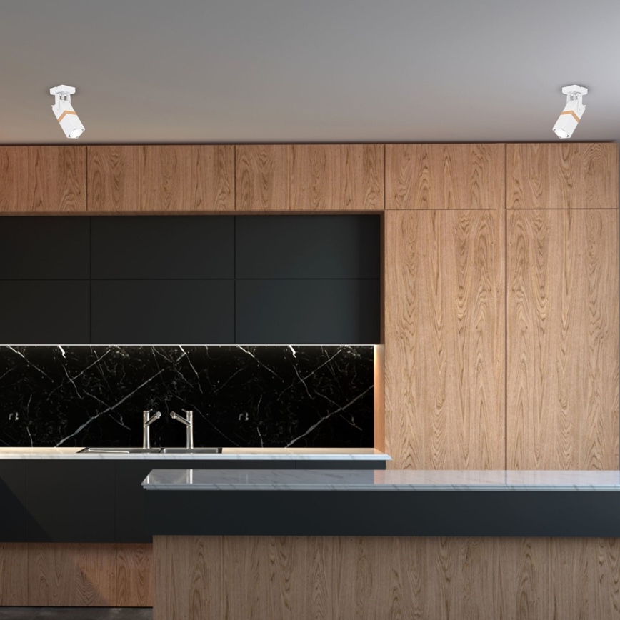 Точечный светильник VIDAR 1xGU10/25W/230V белый