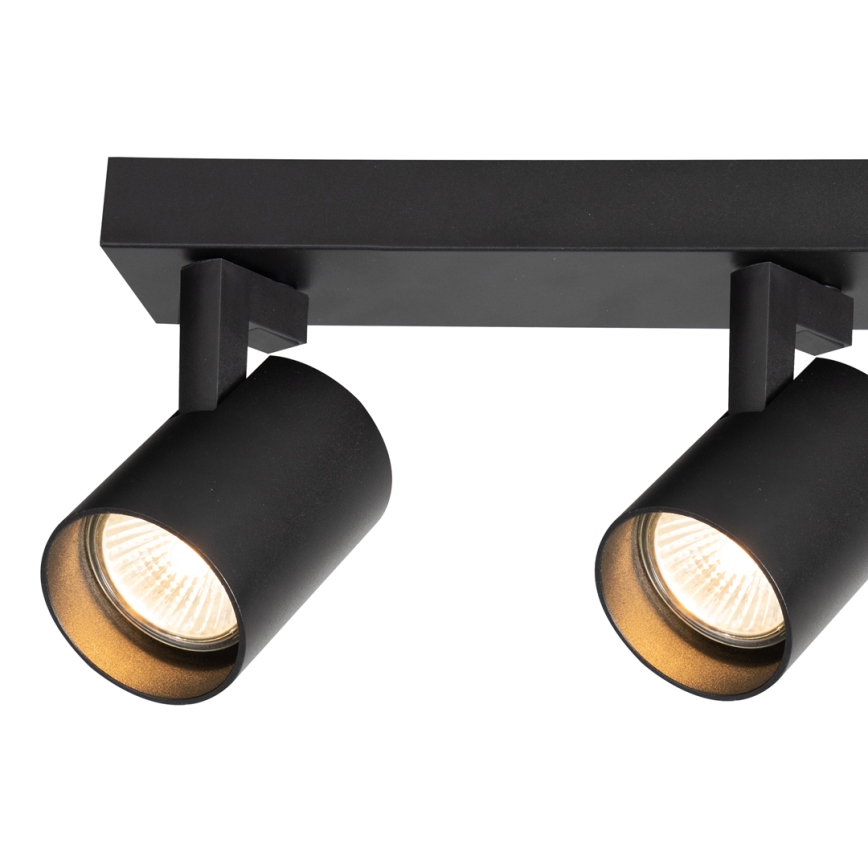 Точечный светильник VOLF 3xGU10/10W/230V черный