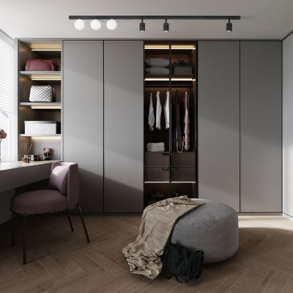 Точечный светильник VOX 3xG9/8W/230V + 3xGU10/10W черный