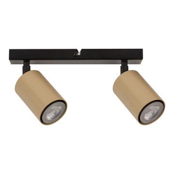 Точечный светильник ZOOM 2xGU10/25W/230V черный/золотой