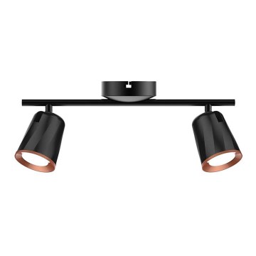 Точковий LED світильник 2xLED/5W/230V 4000K чорний