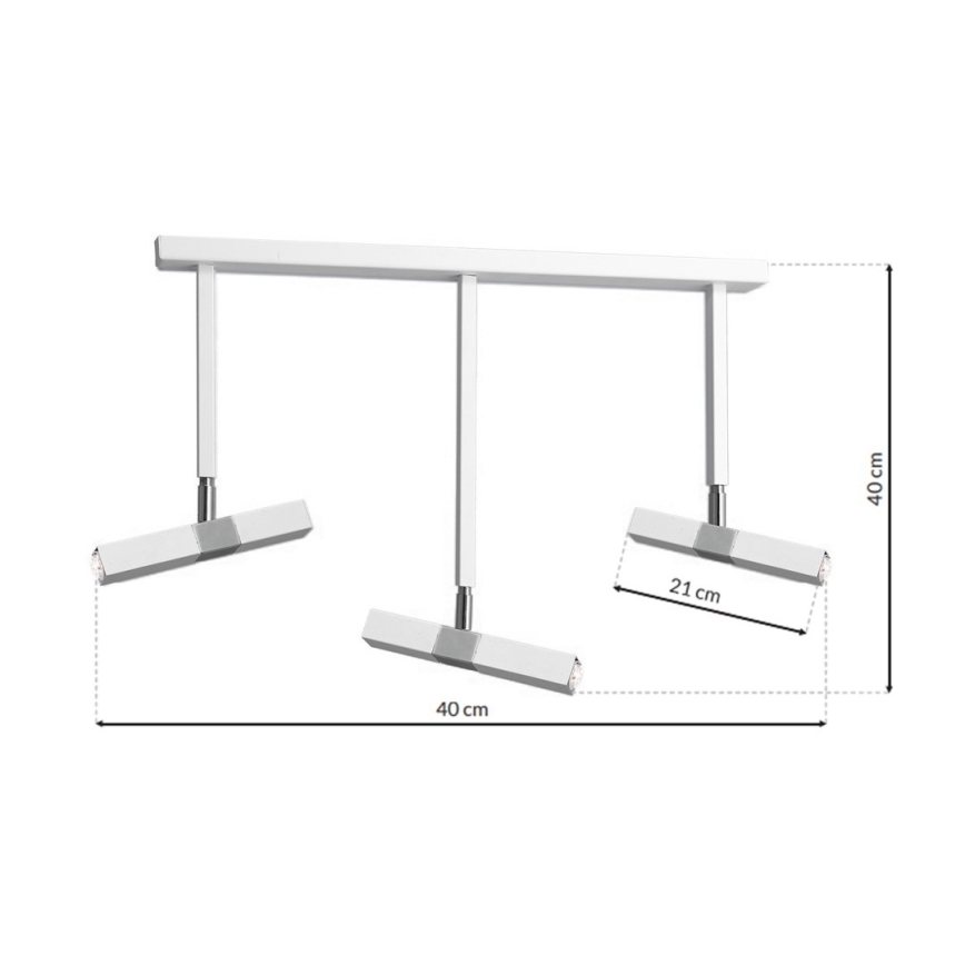 Точковий LED світильник CASTRO 3xG9/7W/230V