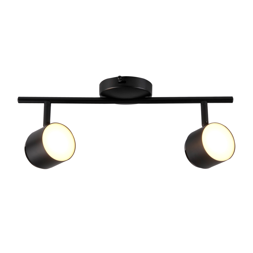 Точковий LED світильник KUBIK 2xLED/4,2W/230V чорний