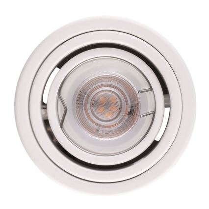 Точковий LED світильник TUBA 1xGU10/5W/230V 2700K білий
