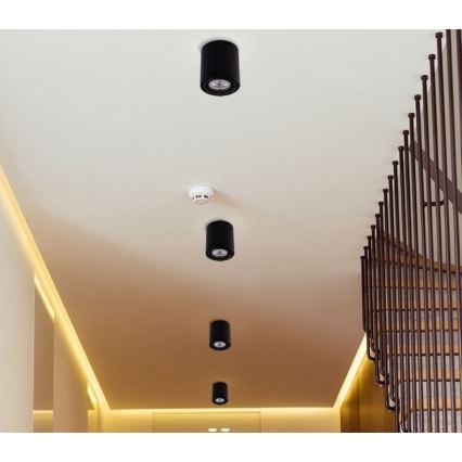 Точковий LED світильник TUBA 1xGU10/5W/230V 2700K чорний