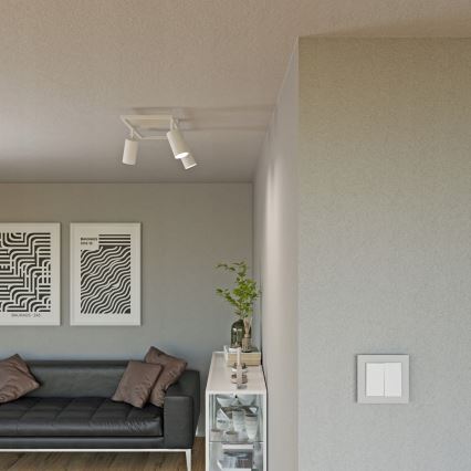 Точковий світильник 3xGU10/30W/230V білий