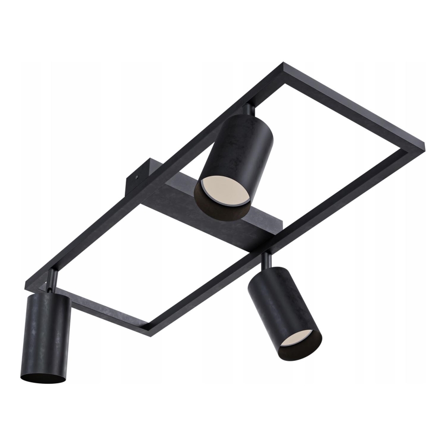 Точковий світильник 3xGU10/30W/230V чорний