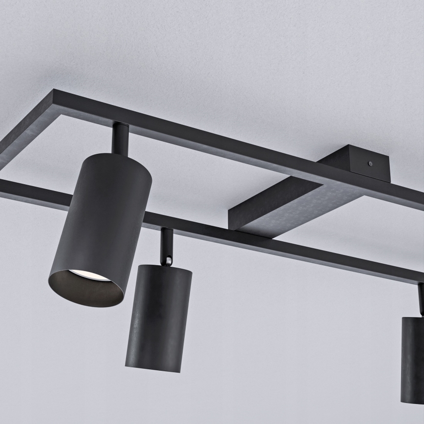 Точковий світильник 4xGU10/30W/230V чорний