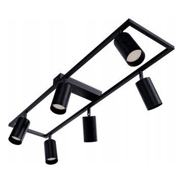 Точковий світильник 6xGU10/30W/230V чорний