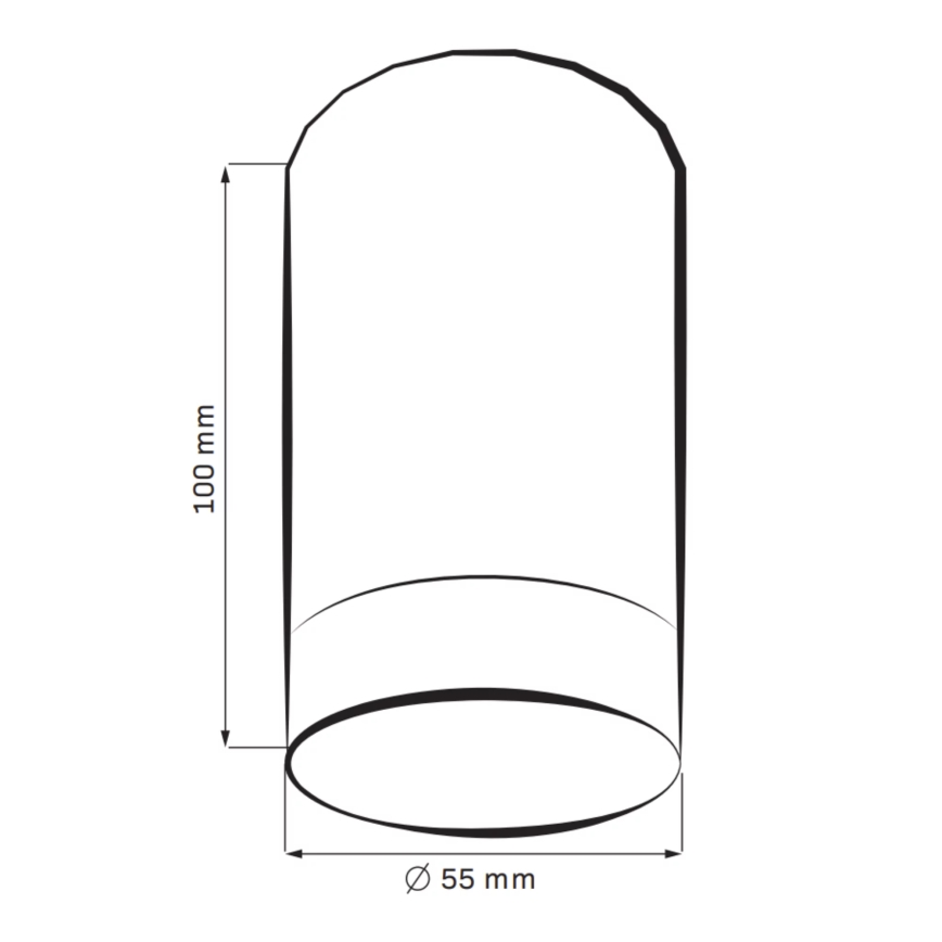 Точковий світильник ARRAS 1xGU10/10W/230V білий