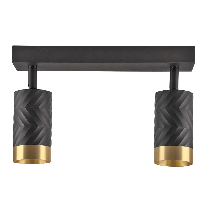 Точковий світильник ARRAS 2xGU10/10W/230V чорний