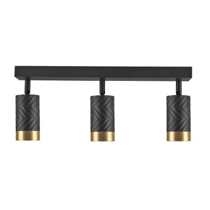 Точковий світильник ARRAS 3xGU10/10W/230V чорний