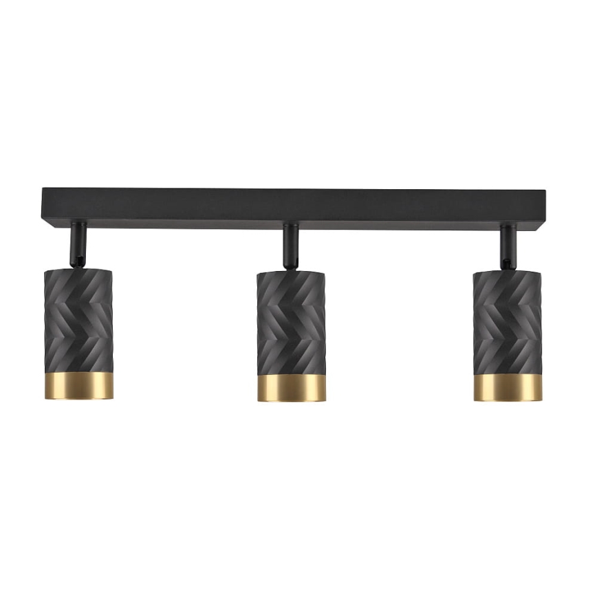 Точковий світильник ARRAS 3xGU10/10W/230V чорний