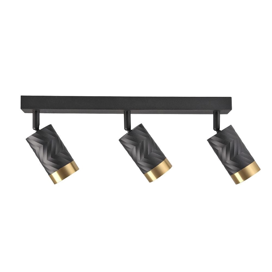 Точковий світильник ARRAS 3xGU10/10W/230V чорний