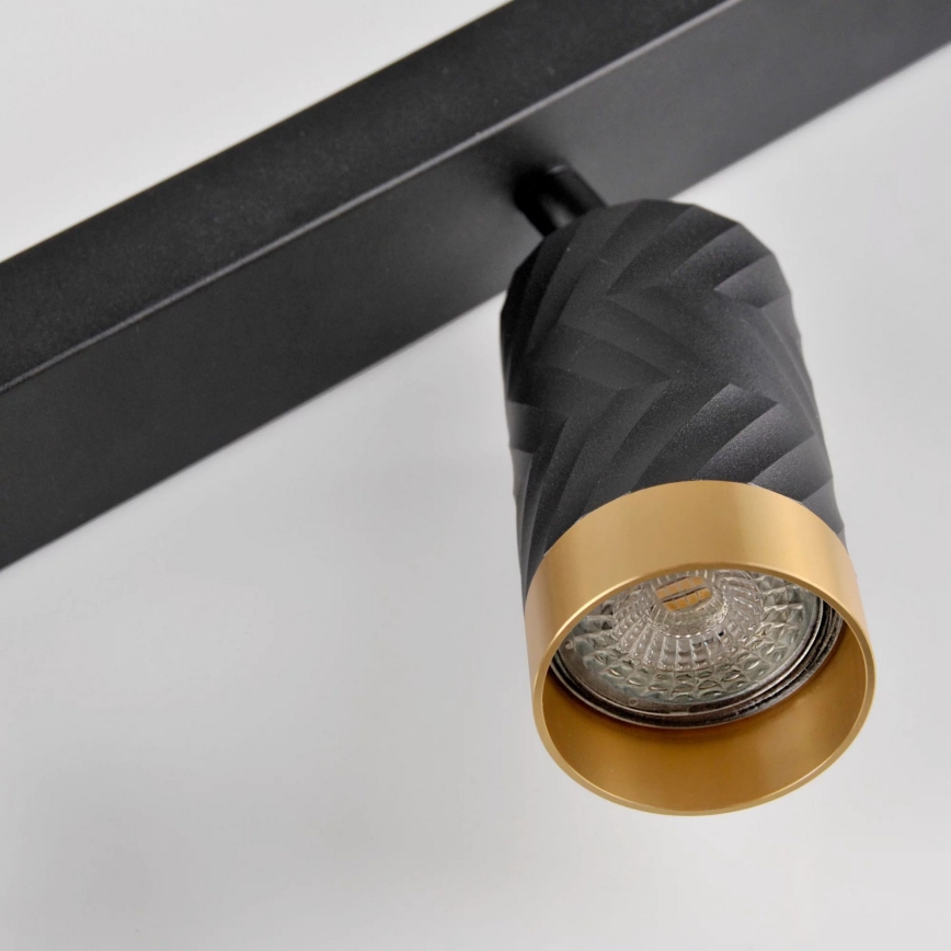 Точковий світильник ARRAS 4xGU10/10W/230V чорний