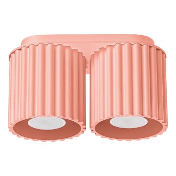 Точковий світильник AURA 2xGU10/10W/230V рожевий