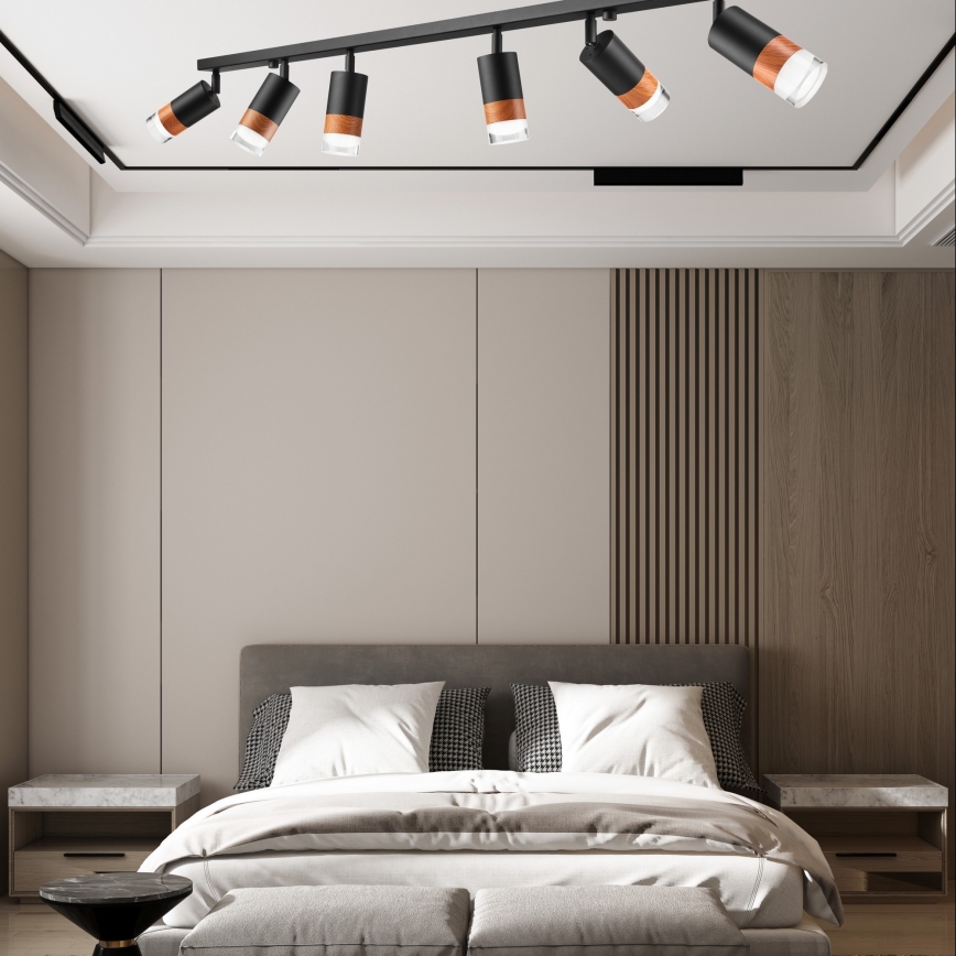 Точковий світильник AURORA 6xGU10/10W/230V 117 см