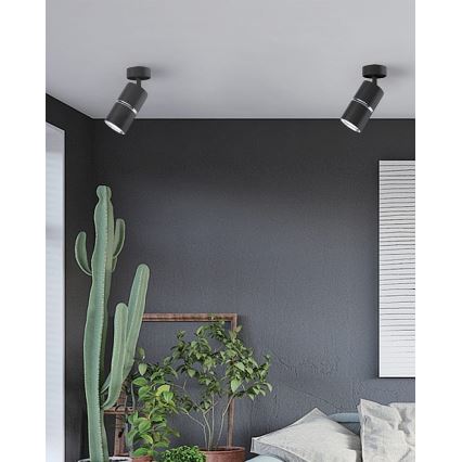 Точковий світильник BAMBOO 1xGU10/10W/230V чорний