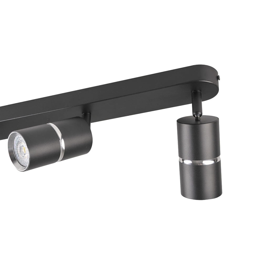 Точковий світильник BAMBOO 3xGU10/10W/230V чорний