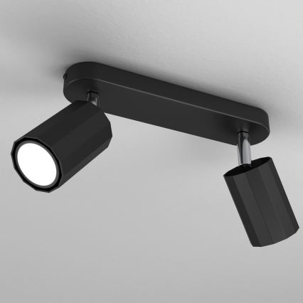 Точковий світильник BELLO 2xGU10/8W/230V чорний