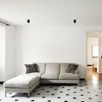 Точковий світильник BIMA 1xGU10/25W/230V круглий чорний