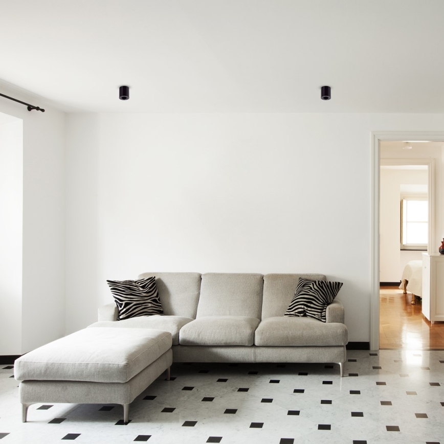 Точковий світильник BIMA 1xGU10/25W/230V круглий чорний