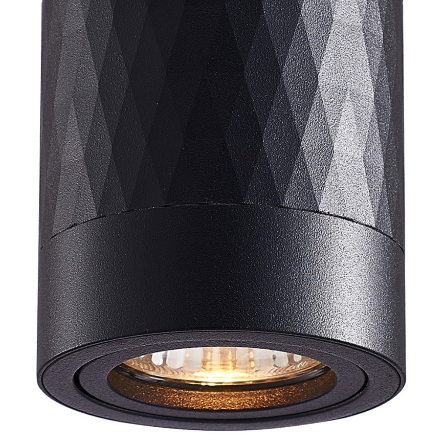 Точковий світильник BIMA 1xGU10/25W/230V круглий чорний