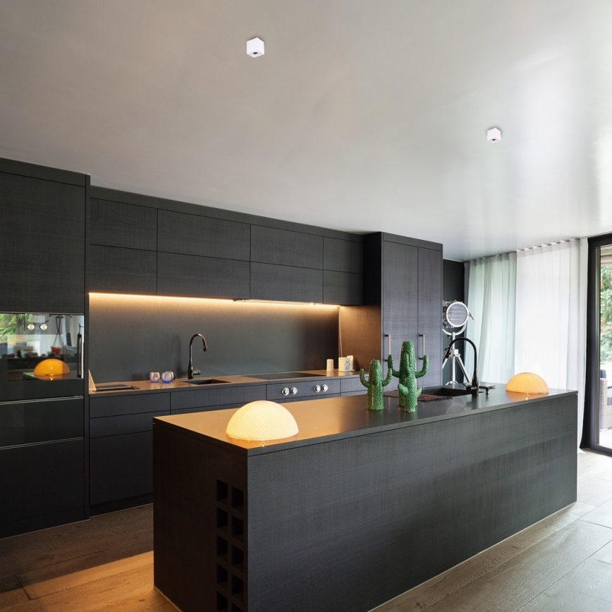 Точковий світильник BIMA 1xGU10/25W/230V кутовий білий