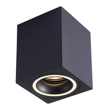 Точковий світильник BIMA 1xGU10/25W/230V кутовий чорний