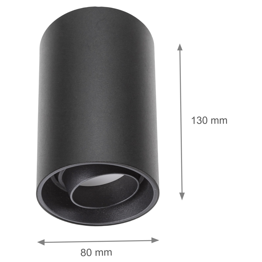 Точковий світильник CHLOE 1xGU10/50W/230V чорний