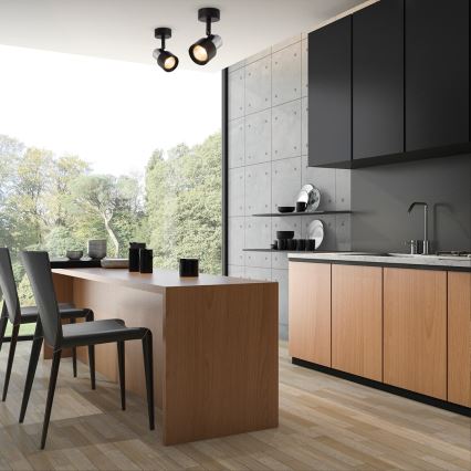 Точковий світильник CINO 1xGU10/8W/230V чорний