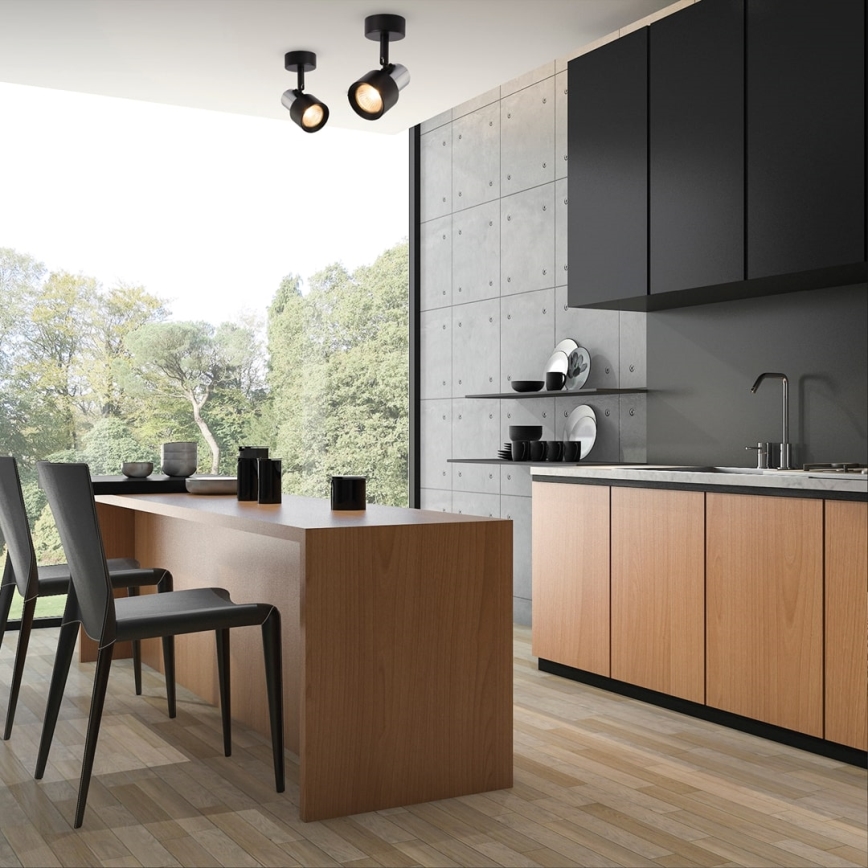 Точковий світильник CINO 1xGU10/8W/230V чорний