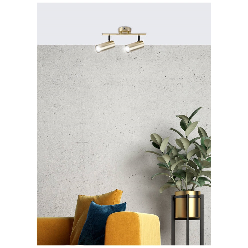 Точковий світильник COLLY 2xGU10/15W/230V золотий