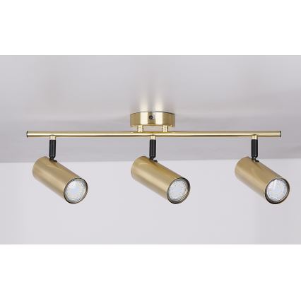 Точковий світильник COLLY 3xGU10/15W/230V золотий
