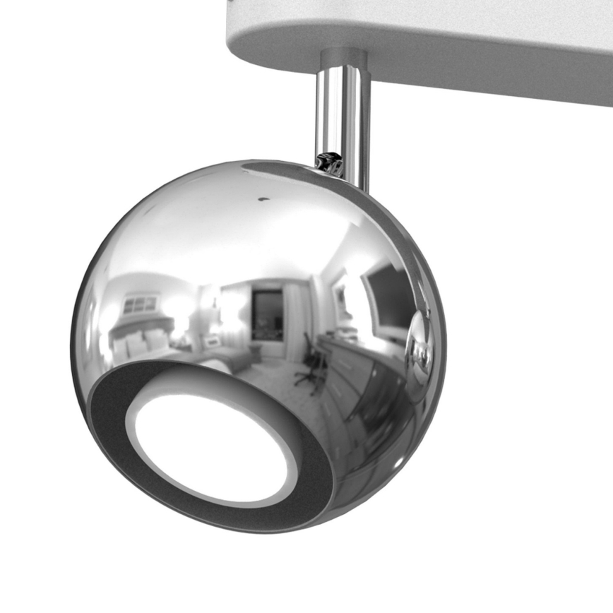 Точковий світильник COMET 3xGU10/8W/230V білий/глянцевий хром