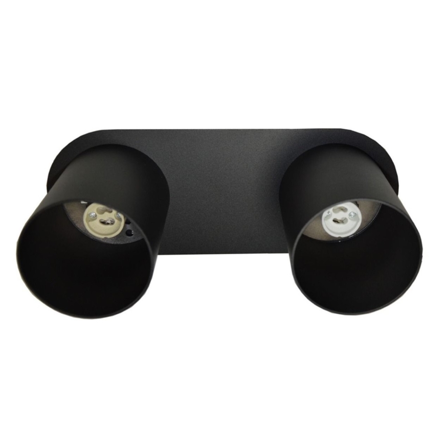 Точковий світильник CREEP 2xGU10/25W/230V чорна