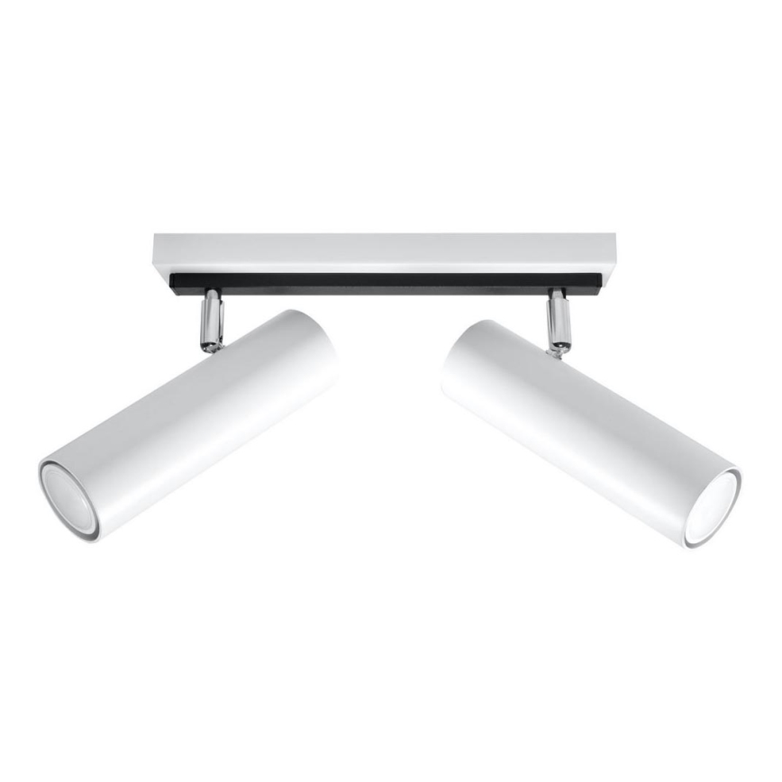 Точковий світильник DIREZIONE 2xGU10/40W/230V білий